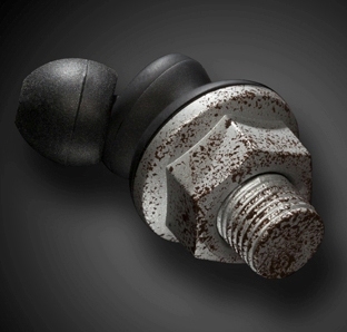 Наушники проводные Quarkie IN EAR - RUSTY BOLT SILVER