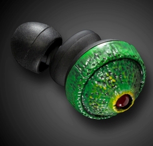 Наушники проводные Quarkie IN EAR - CHAMELEON EYE GREEN