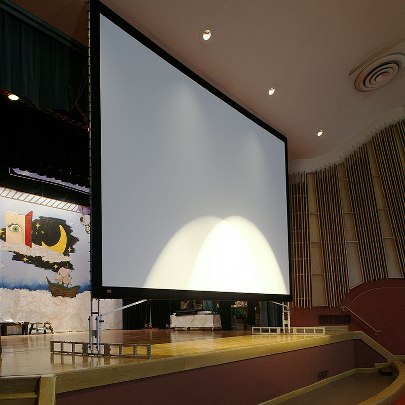 Draper StageScreen HDTV (16:9) 1400/551" 686*1219 XT1000VB (BM1300) silver frame no legs